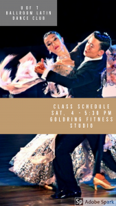 U of Toronto Ballroom Latin dance class starts Oct, 2019